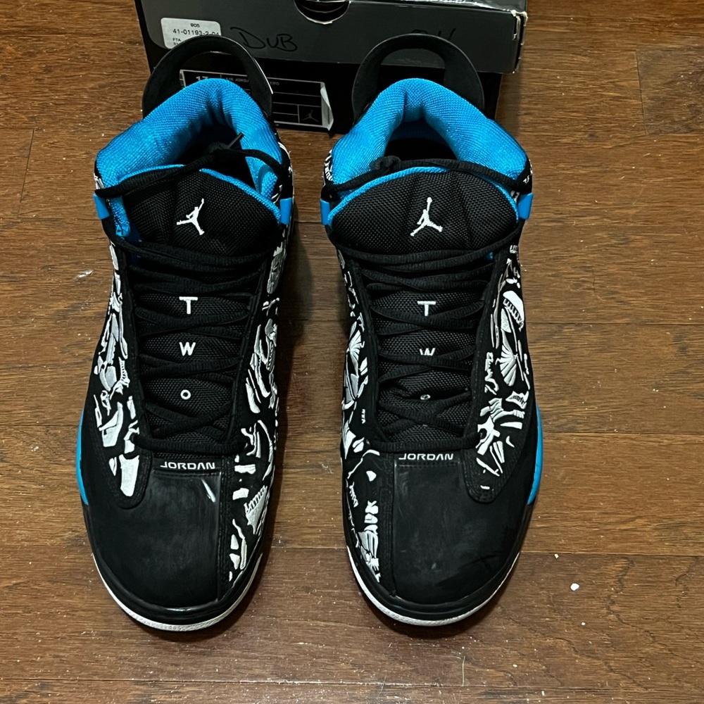 Jordan Dub Zero Black and Teal